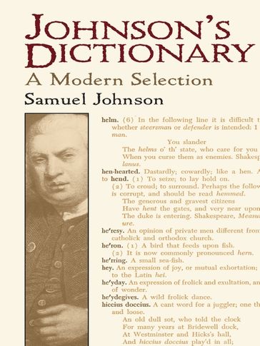 Johnson's Dictionary - Samuel Johnson