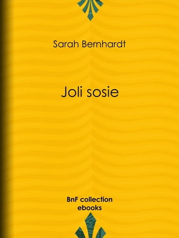 Joli sosie - Sarah Bernhardt
