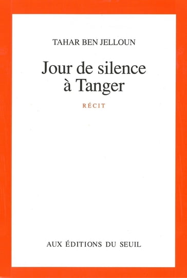 Jour de silence à Tanger - Tahar Ben Jelloun
