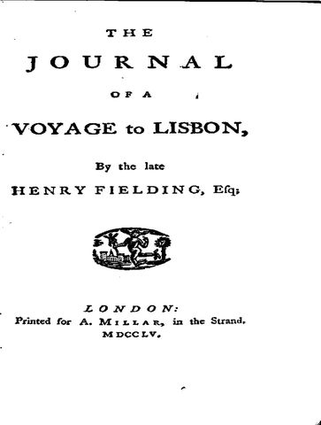 Journal of a Voyage to Lisbon - Henry Fielding