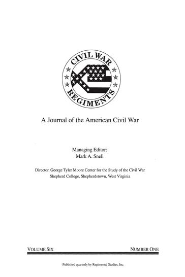 A Journal of the American Civil War: V6-1
