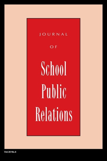 Jspr Vol 32-N3 - Journal of School Public Relations