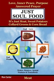 Just Soul Food - Meat / Love, Inner Peace, Purpose, Answered Prayer. It s Just Meat, Sweet Potatoes, Collard Greens & Corn Bread