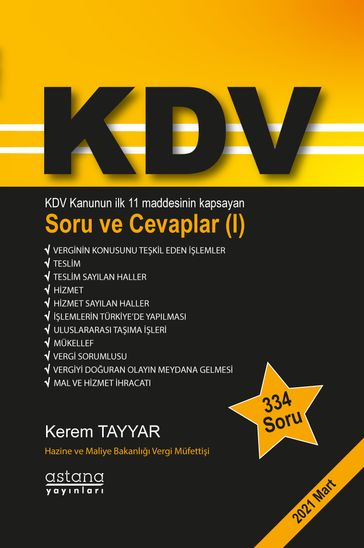 KDV Soru ve Cevaplar I - Kerem Tayyar