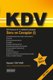 KDV Soru ve Cevaplar I