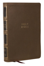 KJV Holy Bible: Compact Bible with 43,000 Center-Column Cross References, Brown Leathersoft (Red Letter, Comfort Print, King James Version)