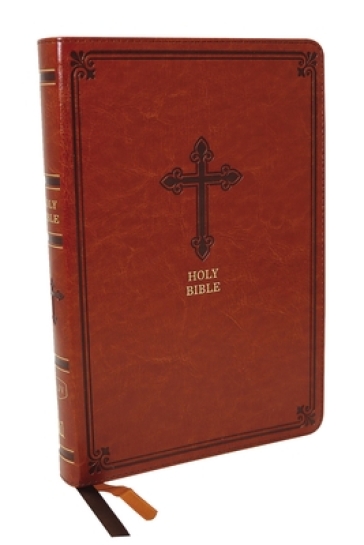 KJV Holy Bible: Thinline, Brown Leathersoft, Red Letter, Comfort Print: King James Version - Thomas Nelson