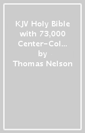 KJV Holy Bible with 73,000 Center-Column Cross References, Black Leathersoft, Red Letter, Comfort Print: King James Version