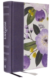 KJV, The Woman s Study Bible, Purple Floral Cloth over Board, Red Letter, Full-Color Edition, Comfort Print