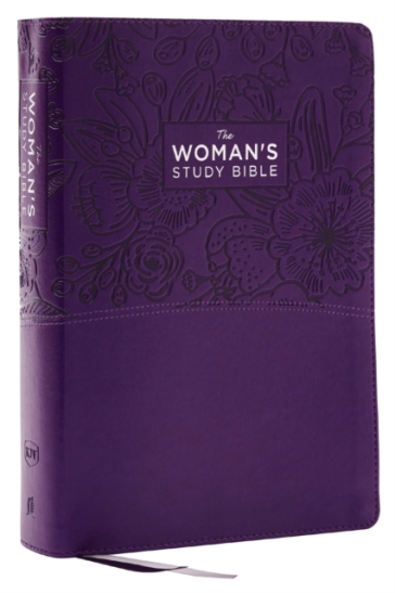 KJV, The Woman's Study Bible, Purple Leathersoft, Red Letter, Full-Color Edition, Comfort Print
