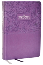 KJV, The Woman s Study Bible, Purple Leathersoft, Red Letter, Full-Color Edition, Comfort Print (Thumb Indexed)