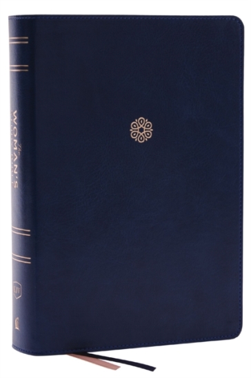 KJV, The Woman's Study Bible, Blue Leathersoft, Red Letter, Full-Color Edition, Comfort Print