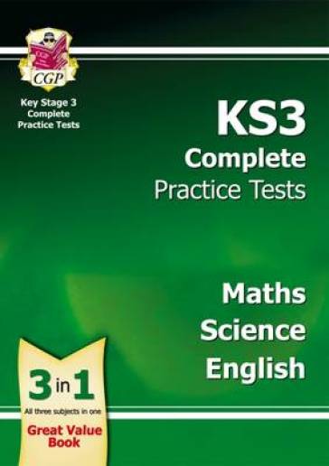 KS3 Complete Practice Tests - Maths, Science & English - CGP Books