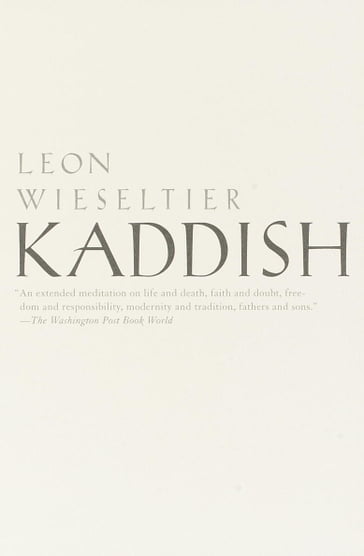 Kaddish - Leon Wieseltier