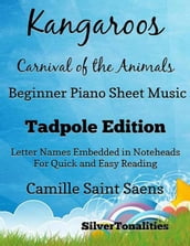 Kangaroos Carnival of the Animals - Beginner Piano Sheet Music Tadpole Edition