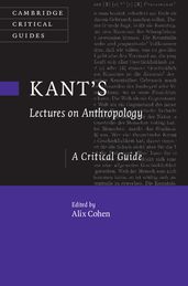 Kant s Lectures on Anthropology