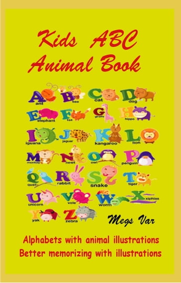 Kids ABC Animal Book - Megs Var