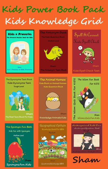 Kids Power Book Pack: Kids Knowledge Grid - Sham