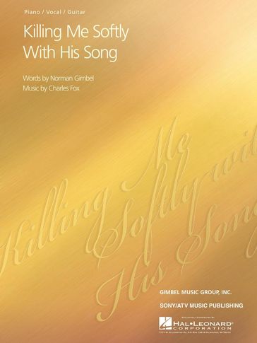 Killing Me Softly with His Song Sheet Music - Charles Fox - Norman Gimbel