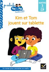 Kim et Tom jouent sur tablette