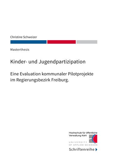 Kinder- und Jugendpartizipation - Christine Schweizer