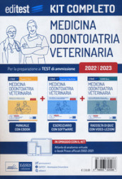 Kit completo test Medicina, Odontoiatria, Veterinaria 2022: manuale di teoria e test-Raccolta di 12.000 quiz-Esercizi e verifiche. Con i test ufficiali risolti e commentati. Con software di simulazione