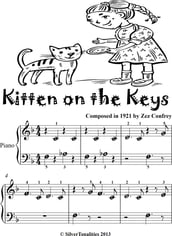 Kitten On the Keys Beginner Piano Sheet Music Tadpole Edition