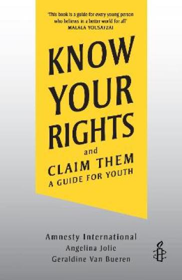 Know Your Rights - Angelina Jolie - Amnesty International - Professor Emerita Geraldine Van Bueren