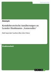 Komiktheoretische Annäherungen an Leander Haußmanns  Sonnenallee 