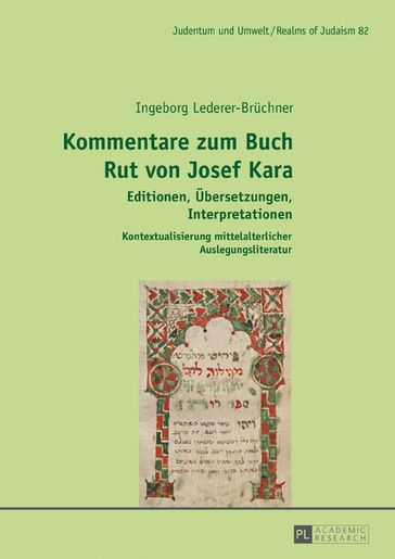 Kommentare zum Buch Rut von Josef Kara - Ingeborg Lederer-Bruchner - Hanna Liss