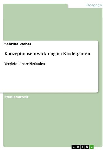 Konzeptionsentwicklung im Kindergarten - Sabrina Weber