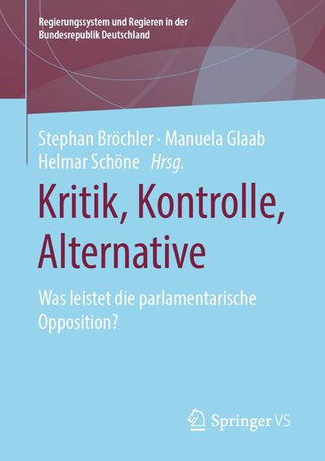 Kritik, Kontrolle, Alternative