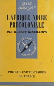 L Afrique noire précoloniale