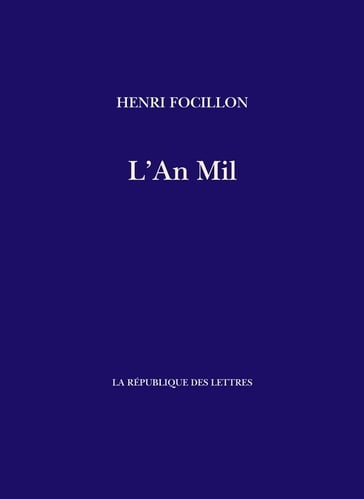 L'An Mil - Henri Focillon