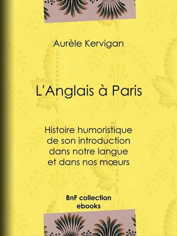 L'Anglais à Paris - Aurèle Kervigan