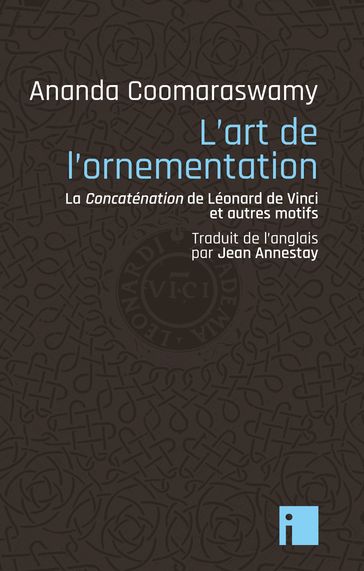 L'Art de l'ornementation - Ananda Coomaraswamy