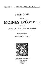 L Histoire des moines d Egypte