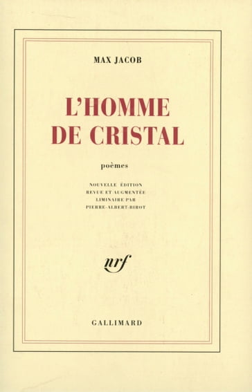 L'Homme de cristal - Max Jacob - Pierre Albert-Birot