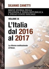 L Italia dal 2016 al 2017