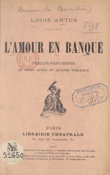 L'amour en banque - Louis Artus