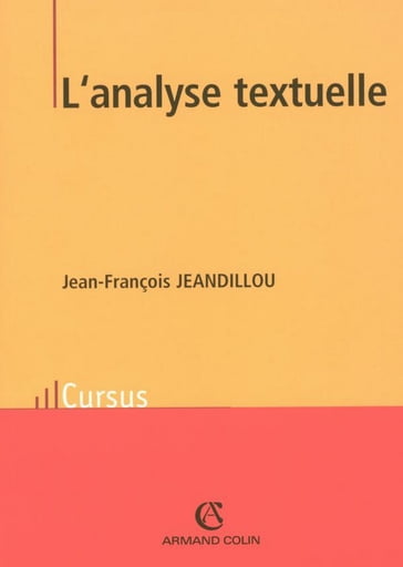 L'analyse textuelle - Jean-François Jeandillou