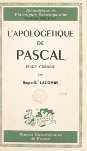 L apologétique de Pascal