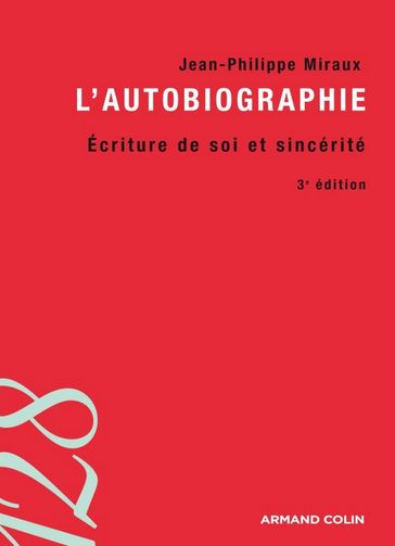 L'autobiographie - Jean-Philippe Miraux