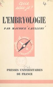 L embryologie