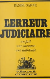 L erreur judiciaire