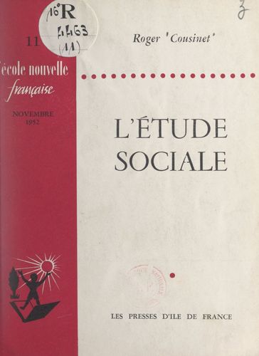 L'étude sociale - Roger Cousinet