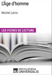 L Âge d homme de Michel Leiris