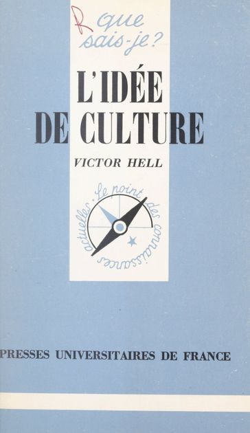 L'idée de culture - Paul Angoulvent - Victor Hell
