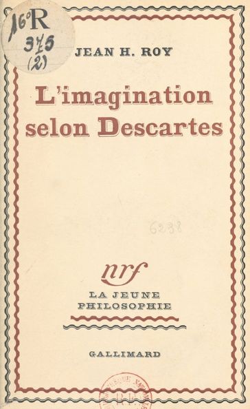 L'imagination selon Descartes - Jean-Henri Roy