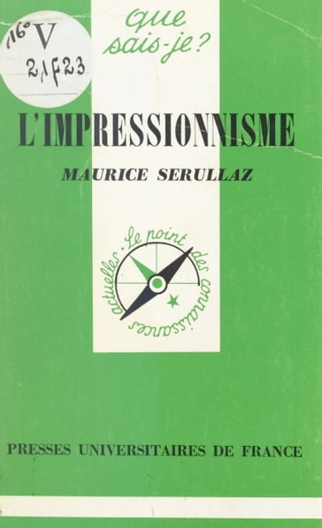 L'impressionnisme - Maurice Sérullaz - Paul Angoulvent